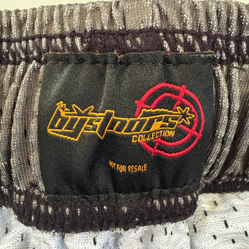 Bystanders Graphic Mesh Shorts Streetwear Flames “Your Soul Is Mine” Size XL - Picture 7 of 7